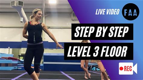 Special Requirements for a Level 7 Floor Routine. There are four Special Requirements for a Level 7 floor routine. Each Special Requirement is worth 0.50. If a Special Requirement is missing, it is a deduction of 0.50 off the Start Value. The Level 7 requirements for floor are as follows: Acro pass with backward salto, minimum 2 elements 